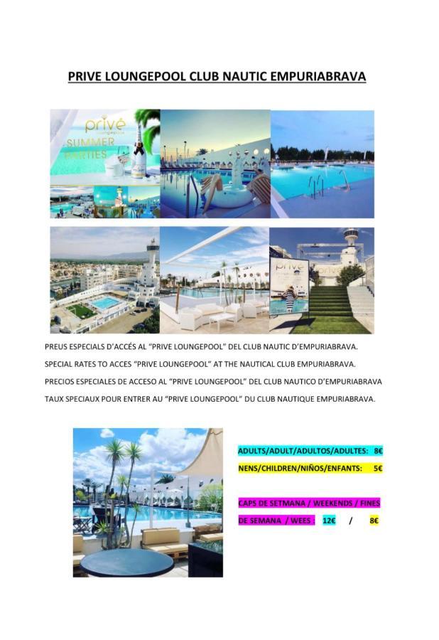 Empuria Beach D-Luxe Empuriabrava Extérieur photo